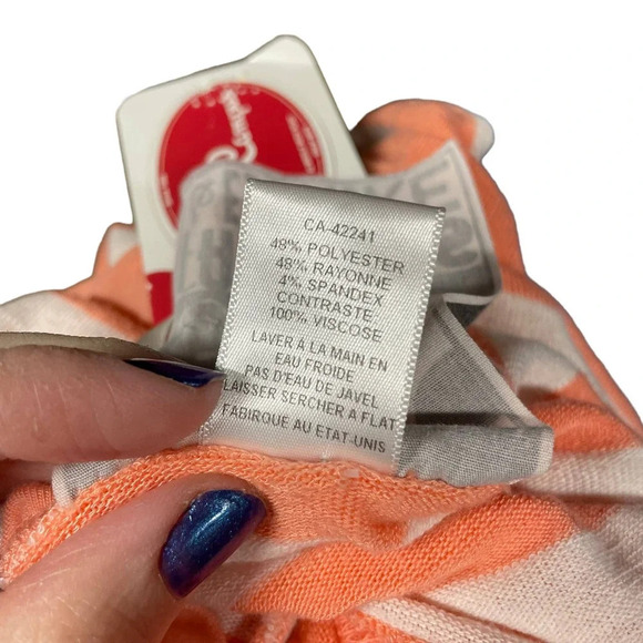 Young Fabulous & Broke Top Tumbleweed Striped Sweater Mango‎ Orange Size XS - Picture 11 of 11